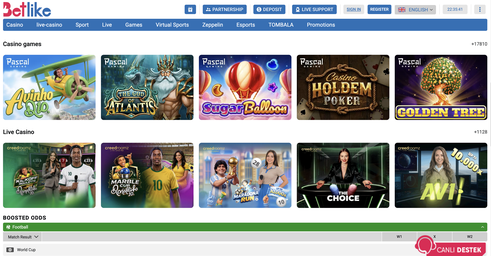 betlike Jeu